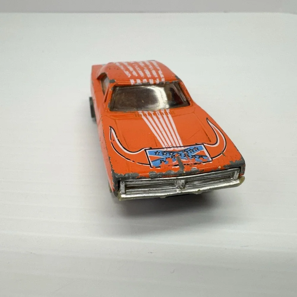 Vintage Zee Toys Dodge Charger 77 Orange Hong Kong 1:48 Scale Dukes Of Hazard 4